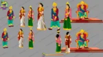 25 Indian Human Character Mega Bundle - 2D Animation - Image 8
