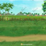 Jungle To Indian Village Road Way 4k PSD High Quality Background
