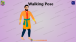 Young Indian Man Character Design - 2D Vector Rigged Action Asset - Image 2