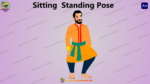Young Indian Man Character Design - 2D Vector Rigged Action Asset - Image 3