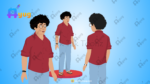 Indian Village Boy Animated Human Character