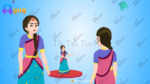 Village King's Rani Daughter Animated Human Character