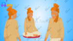 Indian Village Sarpanch (Mukhiya) Animated Human Character