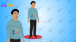 Indian City Modern Boy Animated Human Character