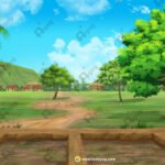 Indian Village Empty Khet(Crop Field) PSD High Quality Background