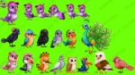 16 Animated Birds Green Screen Bundle - Talking, Walking, Flying (30 Sec Each)