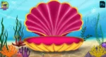 Royal Giant Sea Shell Throne 2D Prop | Magical Underwater Chair for Princess ( PNG & PSD )
