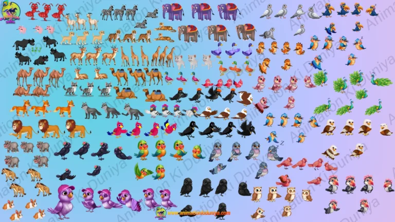 46 Animals & Birds Mega Bundle - 2D Animated Characters for Cartoons