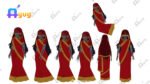 Indian Village Stree Woman Ghost Animated Ghost Character - Image 2