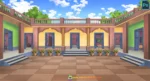 Traditional Indian Village House Courtyard (Aangan) 2D Background