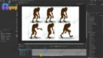 Beast Man / Savage Werewolf – Fully Animated & Rigged for Adobe Animate CC - Image 3