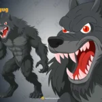 Savage Black Werewolf / Bheriya Rakshas – Fully Rigged for Adobe Animate CC