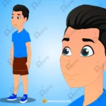 Modern City Boy / School Kid Character – Fully Rigged for Adobe Animate CC (Urban Life Asset)