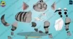 Cute 2D Animated Cat Character Pack for Kids & Moral Stories - Image 8