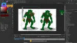 Evil Green Monster / Goblin Warrior – Fully Rigged for Adobe Animate CC - Image 2