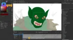 Evil Green Monster / Goblin Warrior – Fully Rigged for Adobe Animate CC - Image 5