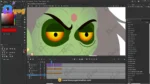 Evil Green Spirit / Chudail Character – Fully Rigged for Adobe Animate CC - Image 4