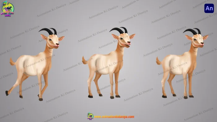 Goat Graph Animation 2D Animated Goat Character Pack for Village & Moral Stories – Toonyug ...