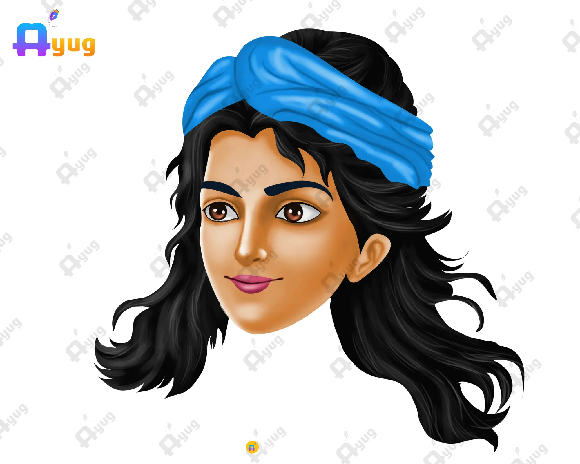 Handsome Man Head PNG Handsome Young Man Head – Hero / Prince Character (Available in Animated .FLA & Static .PSD) - Image 1