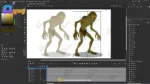 Zombie Goblin / Undead Green Spirit – Fully Rigged for Adobe Animate CC - Image 6