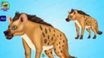 2D Animated Hyena Character Pack for Jungle & Moral Stories - Image 3