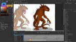 Savage Lizard-Monster / Reptilian Beast – Fully Animated & Rigged for Adobe Animate CC - Image 7
