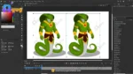 Naga Warrior / Snake Man Character – Fully Rigged for Adobe Animate CC - Image 2