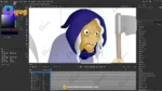 Old Witch / Dark Monster Character – Fully Rigged for Adobe Animate CC (Horror Story Asset) - Image 5