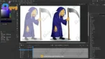 Old Witch / Dark Monster Character – Fully Rigged for Adobe Animate CC (Horror Story Asset) - Image 6