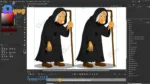 Old Witch & Kind Hag Dual Character Set – Fully Rigged for Adobe Animate CC - Image 2