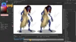 Vengeful Blue Spirit / Purple Chudail Character – Fully Rigged for Adobe Animate CC - Image 2