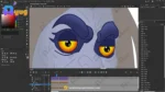 Vengeful Blue Spirit / Purple Chudail Character – Fully Rigged for Adobe Animate CC - Image 4