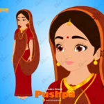Pushpa - Yashoda Maiya ki Saheli | Gou-Seva Gopi Character Rig for Adobe Animate CC