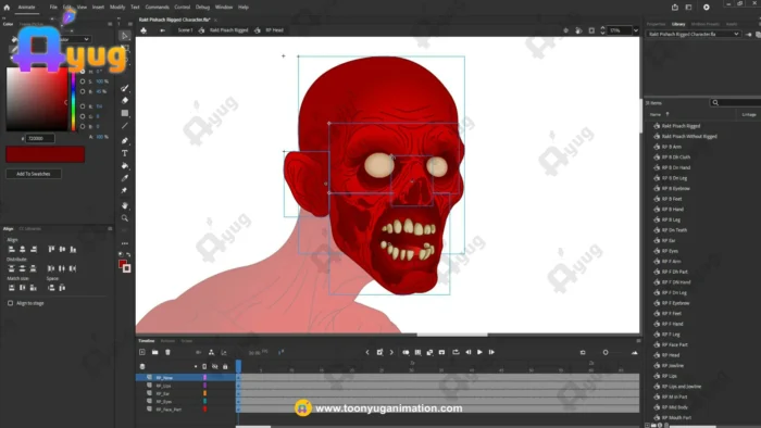 Blood-Wraith Rakt-Pishach – Fully Animated & Rigged for Adobe Animate ...