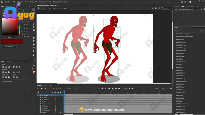Blood-Wraith Rakt-Pishach – Fully Animated & Rigged for Adobe Animate ...