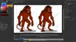 Monster Monkey / Vanar Rakshas – Fully Animated & Rigged for Adobe Animate CC - Image 4