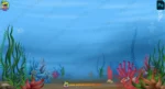 Under Water River & Sea Life Background for 2D Animation (PNG & PSD)