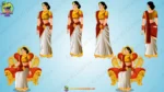 2D Cartoon Indian Queen ( Rani ) Character Set - Royal Princess Poses for Animation