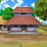 Indian Village House Exterior Background - 2D Animation (PNG & PSD)