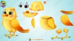 21+ Animated Cartoon Birds Bundle - Editable Adobe Animate - Image 3