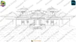 Luxury Mansion Bungalow Background for 2D Animation - High Quality - Image 2