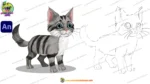 Cute 2D Animated Cat Character Pack for Kids & Moral Stories - Image 3