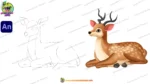 2D Animated Deer Character Pack for Jungle & Moral Stories - Image 5