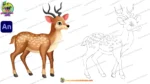 2D Animated Deer Character Pack for Jungle & Moral Stories - Image 3