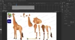 2D Animated Giraffe Character Pack for Professional Jungle Cartoon - Image 4