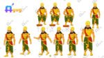 Mega Pack 20+ King Pack And 16+ Indian Villagers With Free 10+ PSD High Quality Background(King, Rani, Raja, Sainik, Mantri, Princess, Old Man, Poor Man, Shikari, Saadhu Pandit, Kisan Farmer, Lakadhara etc) - Image 58