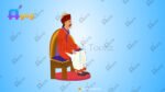 Indian Village King's Raj Darbari (Rajsabha) Characters Animated Human Character - Image 7