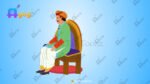 Indian Village King's Raj Darbari (Rajsabha) Characters Animated Human Character - Image 6