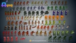 25 THE ULTIMATE MONSTER UNIVERSE! – 25 Pro Rigged & Animated Characters for Adobe Animate CC