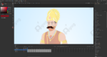 Indian Village Young King Raja Animated Human Character - Image 3